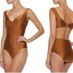 Zimmermann Tulsi Bronze one piece Swimsuit (Never Worn)